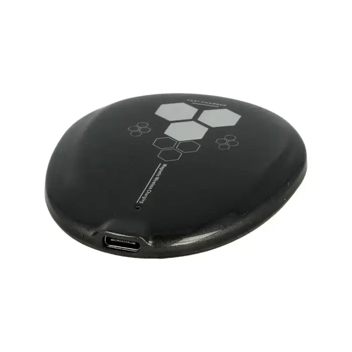 Wireless Induction Charger QI Universal Fast Charge magnetic - C01 15W Black (min.2A) Foto 3