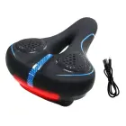 Bike saddle with built-in LED light FSBSD-232-1 black Foto 1
