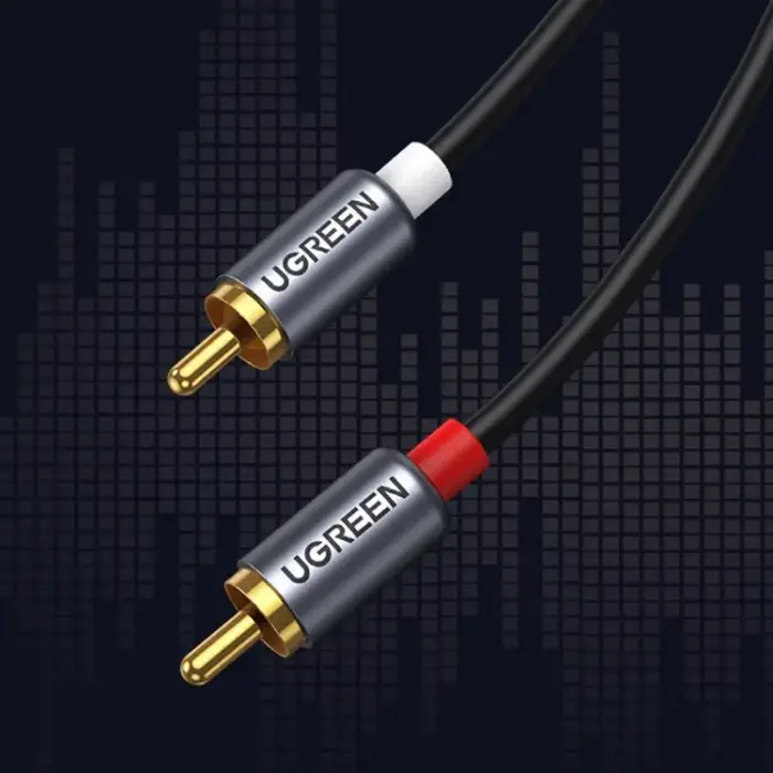 Ugreen USB Type C (male) - 2RCA (male) audio cable 1,5m gray (20193 CM451) Photo 8