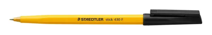 Lodīšu pildspalva STAEDTLER STICK 430F 0.7mm melna Photo 5