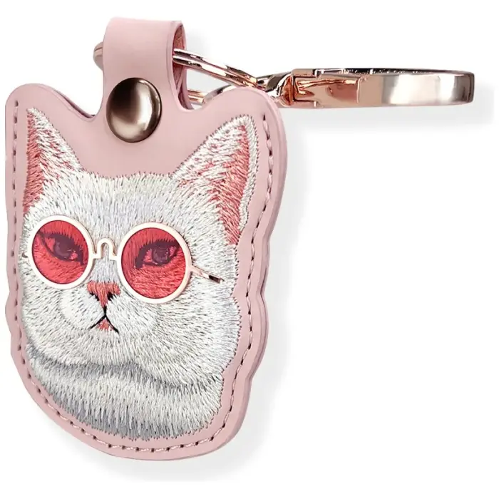 Case locatorr Nimmy Glasses Cool   Cat pink Фото 3