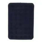 Inflatable double travel mattress with velvet finish + inflating pump 67002 blue Foto 2