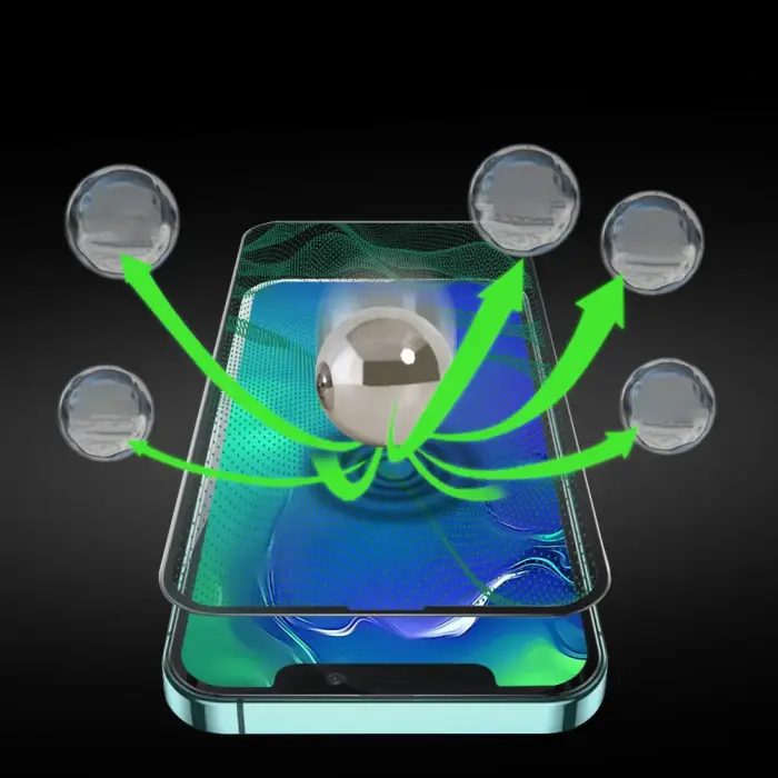 Bestsuit 6in1 set for iPhone 13 mini case | tempered glass flexi | back housing protector film | camera lens tempered glass | cloths | aplicator (D30 Buffer) Фото 9