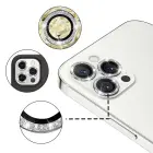 Tempered Glass HARD DIAMOND for camera (LENS) for Samsung Galaxy S23 silver (lens 3 pieces) Foto 7