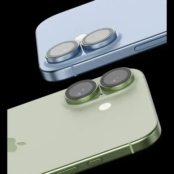 Benks Tempered glass Glass Warrior Lens Protector on camera for Iphone 17 (lens 2 pieces) green Фото 7