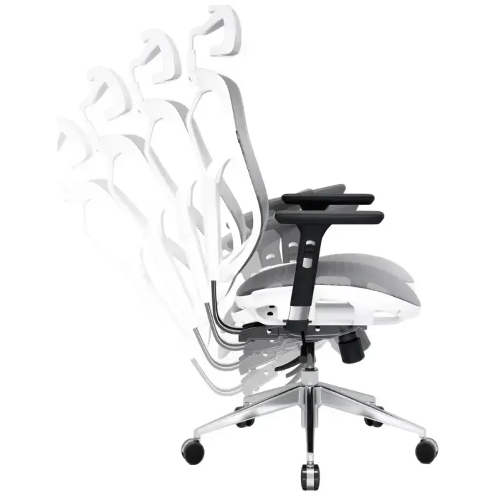 Ergonomic chair Diablo Chairs V-Basic white-gray Фото 4