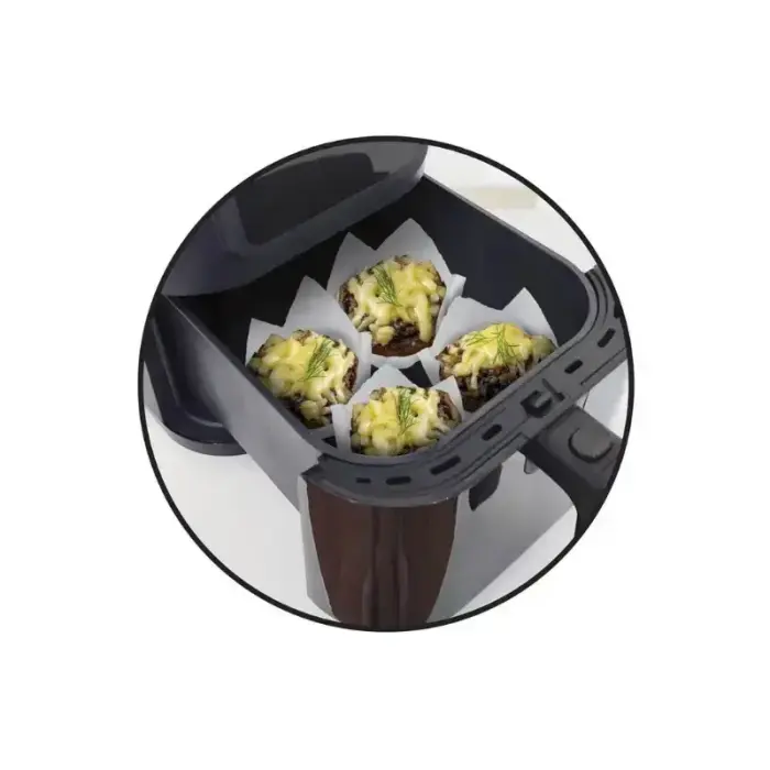 Cake tins 12 pieces white Air Fryer Ø8,5x8cm  Photo 2