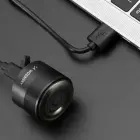 Wozinsky LED aizmugurējais velosipēda lukturis ar mikro USB sarkanā gaisma 5 režīmi melns (WRBLB2) Foto 1