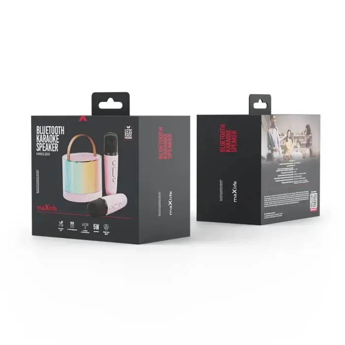 Maxlife Bluetooth karaoke speaker MXKS-200 pink Foto 7