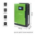 Qoltec Hybrid Solar Inverter Off-Grid 10KVA | 5,5kW | 100A | 48V | MPPT | Sinus Foto 3