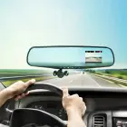 Car Dash Cam DVR-01 Mirror 4,0 inches + rear camera Foto 7
