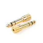UGREEN 20503 Adapter 6.5 mm jack to 3.5 mm mini jack (golden) Photo 4