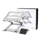 Wozinsky WRS-CPY75DSS Aluminum Laptop and Tablet Stand + Free Smartphone Stand - Silver Photo 16