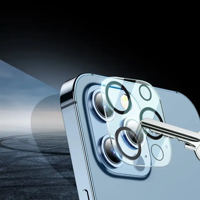 Bestsuit 6in1 set for iPhone 13 mini case | tempered glass flexi | back housing protector film | camera lens tempered glass | cloths | aplicator (D30 Buffer) Фото 2