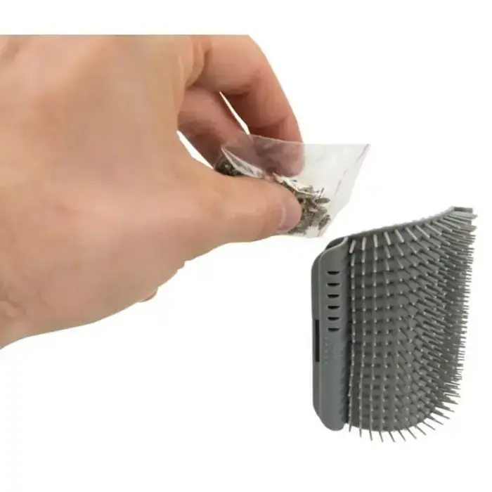 Ķemme dzīvniekiem - Trixie Corner massage brush, 8 × 13 cm Фото 5