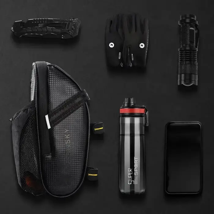 Wozinsky Bicycle Saddle Bag 1.5L Black (WBB20BK) Photo 6
