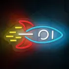 Neon PLEXI LED ROCKET multicolor NNE18 Neolia Фото 4