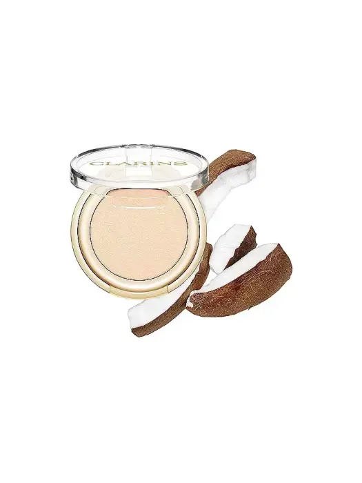 Clarins Ombre Skin Nude Primer-Infused Eyeshadow - Matte Satin + Pearlized Finishes 0.05 Oz. - Matte Ivory Foto 8
