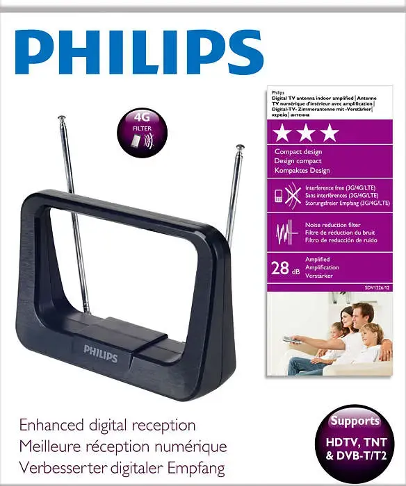 PHILIPS digitāla TV antena Foto 2
