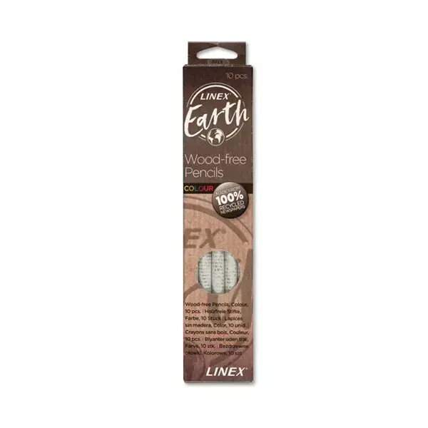 Krāsainie zīmuļi LINEX Earth, 10 krāsas Фото 2