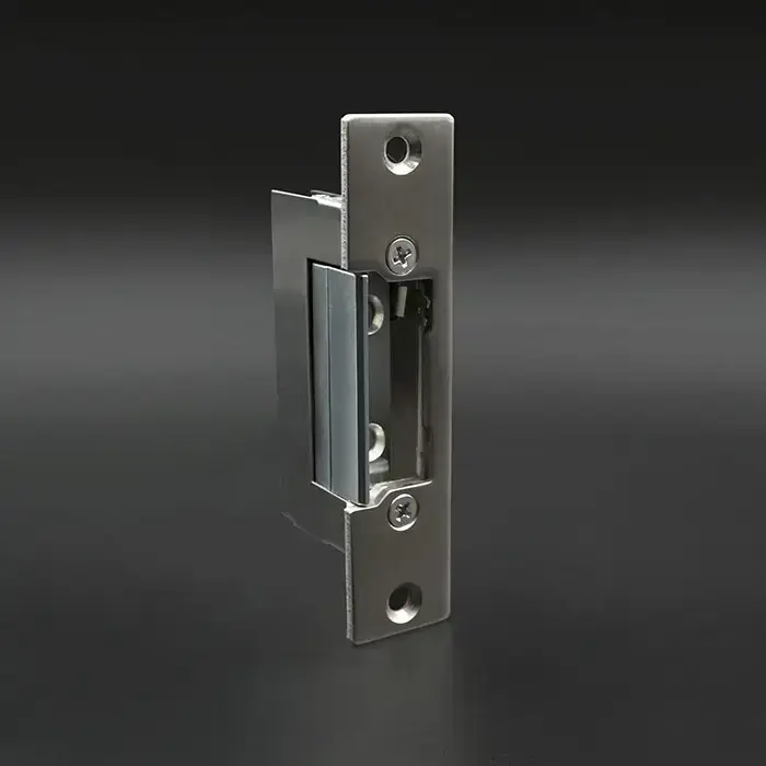 Qoltec Electric strike With lock and memory + mounting plate | 12V | Stainless steel Foto 6