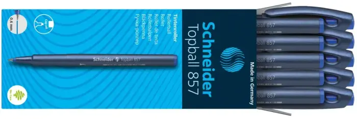 Pildspalva rolleris SCHNEIDER TOPBALL 857, zila Foto 4