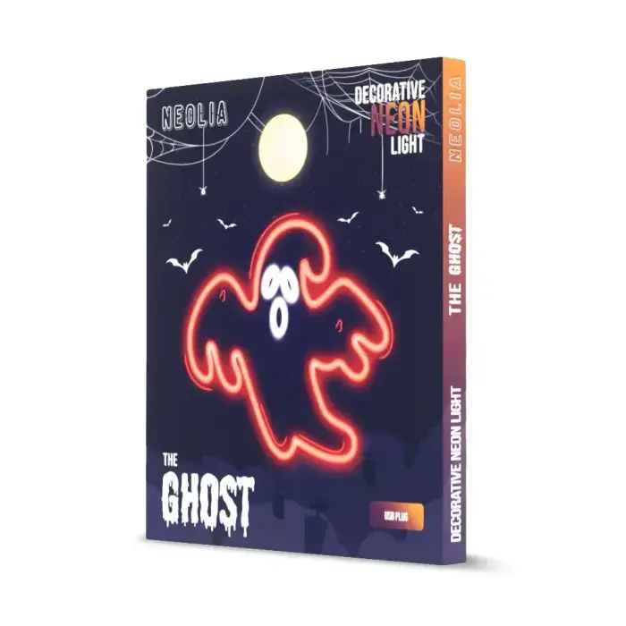 Neon PLEXI LED SCAARY GHOST red NNE15 Neolia Photo 4