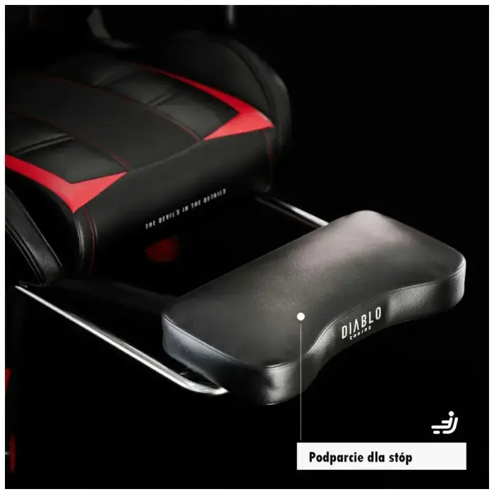 DIABLO X-RAY >normal< chair black-red Фото 9