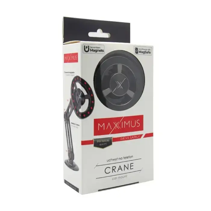 MAGNETIC CAR HOLDER MX CRANE (MAGSAFE) BLACK Photo 5