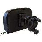 ART leather bike holder for handlebar for mobile phone / GPS / MP4 AX-16 black Photo 4