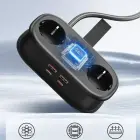 Orico AP3 20W GaN 5in1 Power Strip 2x AC + 2x USB-A + 1x USB-C - Black Фото 4
