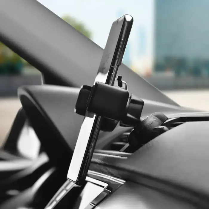 Car phone holder Forcell F-Grip Carbon H-CF509 air vent black Photo 11
