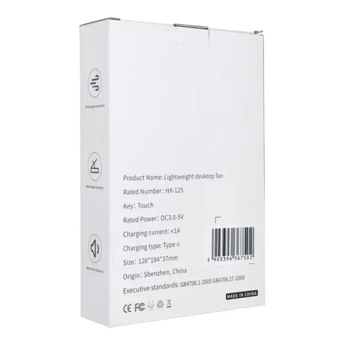 Desk fan HX-125 dark blue Foto 3