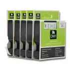Qoltec Tape for DYMO D1 43613 | 6mm x 7m | White / Black overprint Foto 6