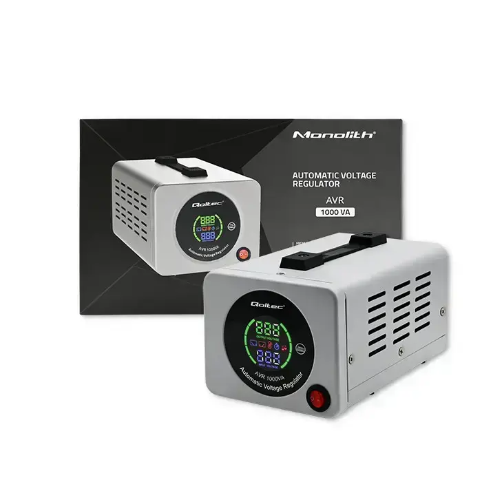 Qoltec Automatic Voltage Stabilizer AVR 1000VA Foto 5