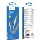 Cable AUX Jack 3,5 mm (male) to Jack 3,5 mm (male) Hoco 1 m UPA32 gold Photo 4