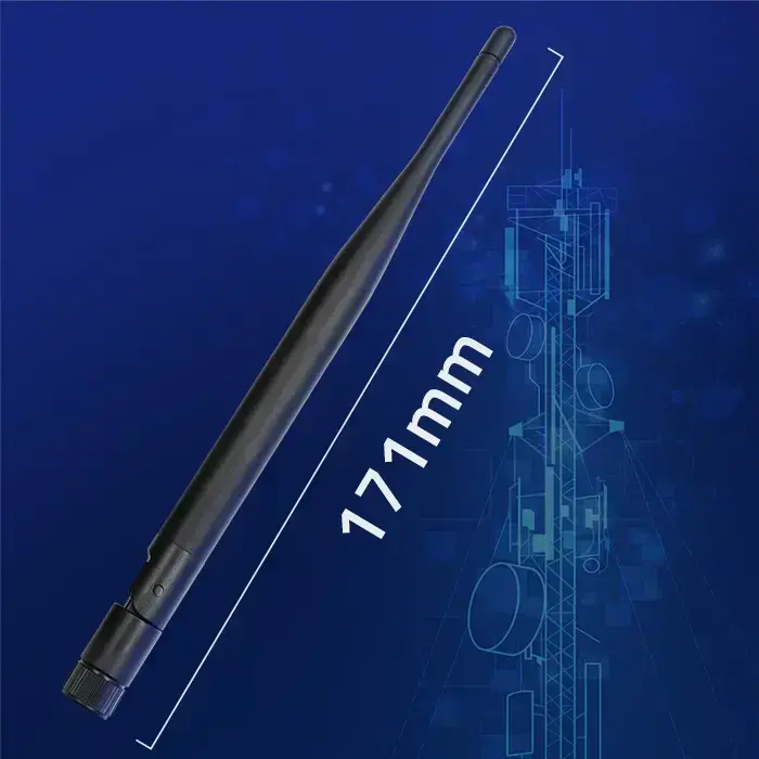 Qoltec Wi-Fi antenna 2.4/2.5 GHz | 5.1/5.8 GHz | 5dBi | omnidirectional | Indoor Фото 8