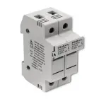Qoltec Fuse base + DC fuse |2P |1000V |30A |10x38 |solar Foto 1