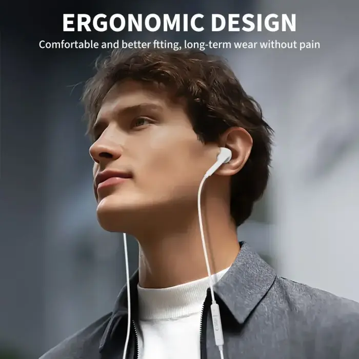 TECH-PROTECT ULTRABOOST LIGHTNING EARPHONE CORE G2 WHITE Foto 6