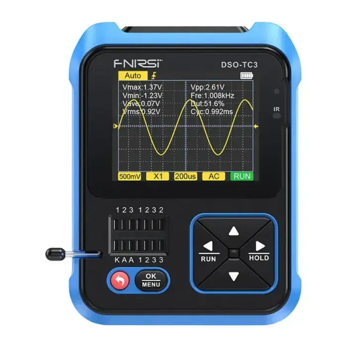 FNIRSI Handheld Digital Oscilloscope Transistor Tester SigGen 3 in 1 DSO-TC3 Foto 2