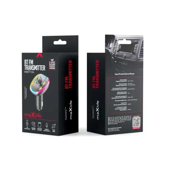 Maxlife FM transmitter BT MXFT-04 black Foto 4