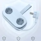 Orico AP3 20W GaN 5in1 Power Strip 2x AC + 2x USB-A + 1x USB-C - Blue Фото 3