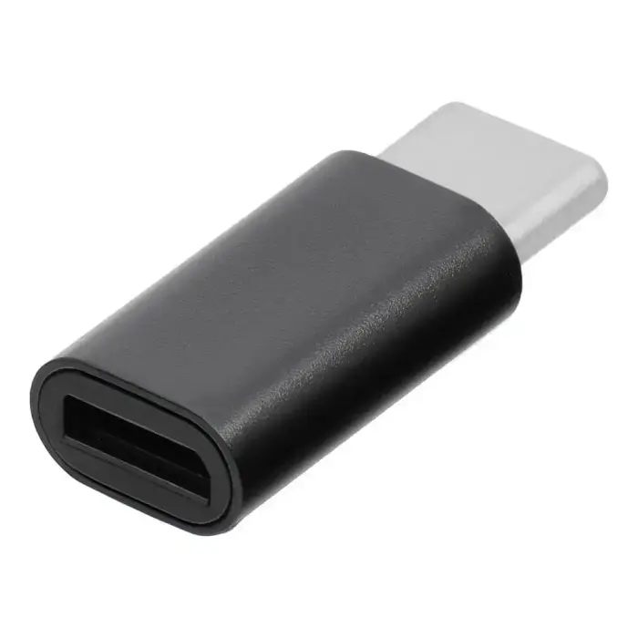 Adapter Micro USB to Type C Blue Star - black Photo 4