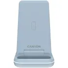CANYON wireless charger WS-304 15W 3in1 Blue Foto 3