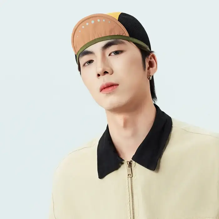 Rockbros Cycling Cap with Visor, Helmet Cover - Yellow Foto 2