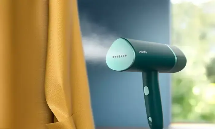 PHILIPS rokas tvaika gludināšanas ierīce, 1000W, zilganzaļš Photo 7