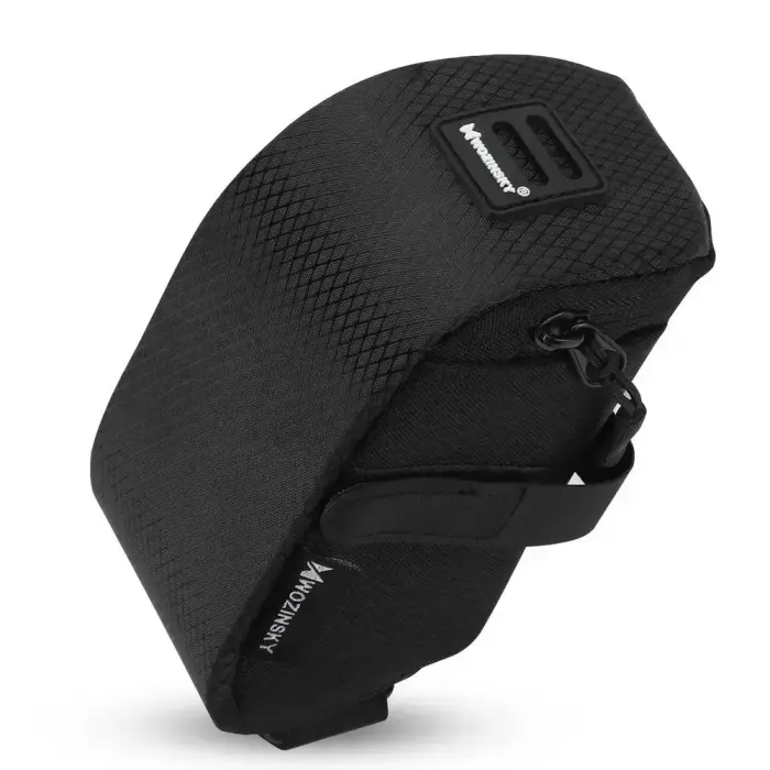 Wozinsky small bicycle saddle bag 0.6 l black (WBB8BK black) Photo 7