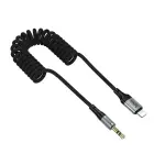 Cable AUX Jack 3,5 mm to Lightning Hoco 1,5 m UPA33A black Photo 6