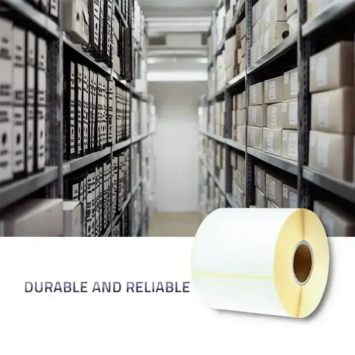 Qoltec Thermal transfer labels 100 x 210 | 350 labels Foto 4