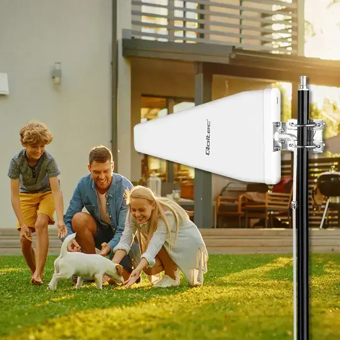Qoltec 4G LTE DUAL antenna | 14dBi | omnidirectional | outdoor Foto 3